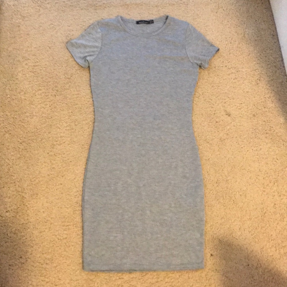 Boohoo cotton bodycon dress